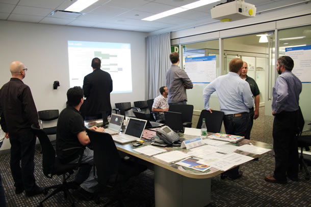 photo of expo room