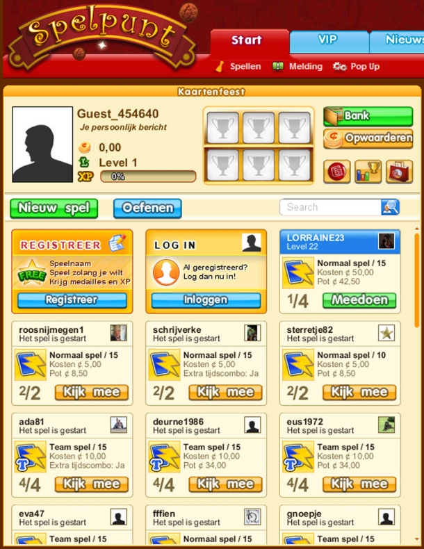 Game screen with many buttons and other controls.