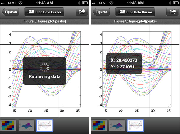 Two screen images
