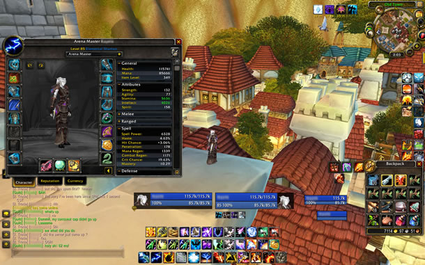 screencap from videogame interface