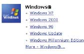 List of links for Windows products