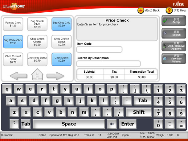Screen image