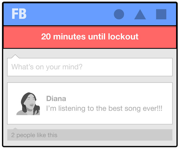 Screenshot shows limited access time warning